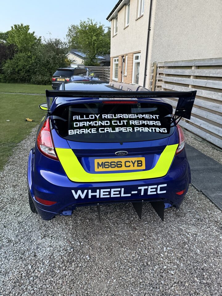 Finished Wheeltec Ford Fiesta Race Car Graphics project photo 4 of 12