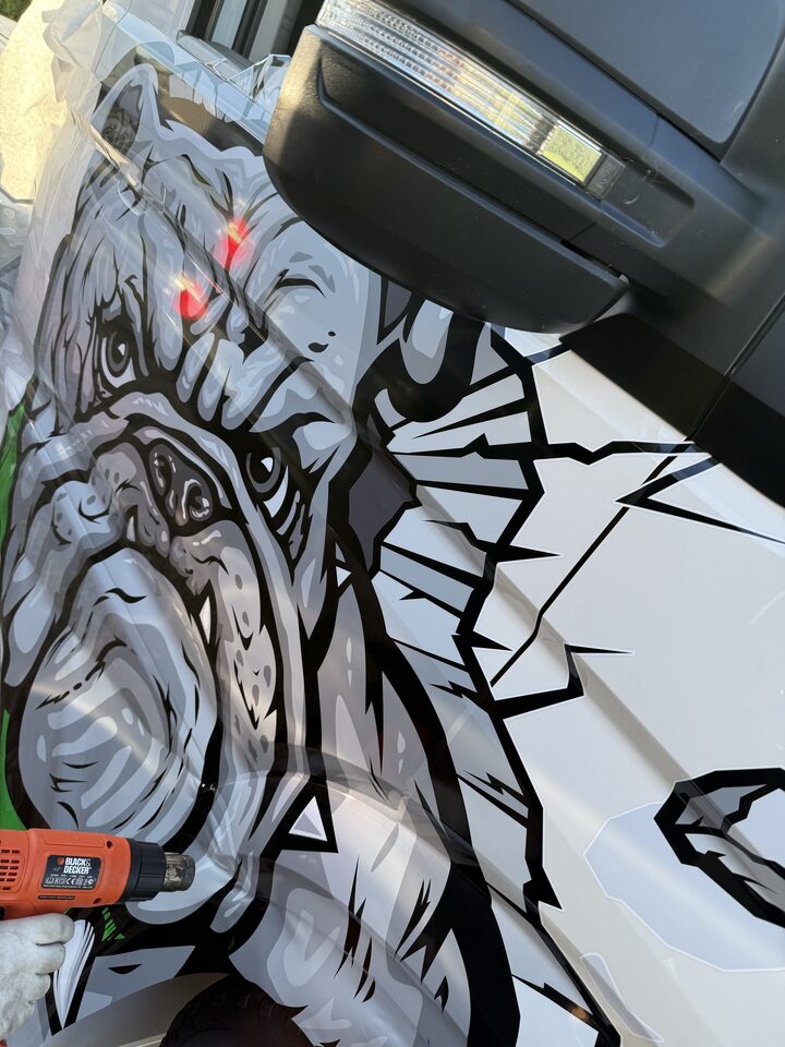 Finished ERS Bulldog Flatbed Truck Graphics project photo 3 of 6
