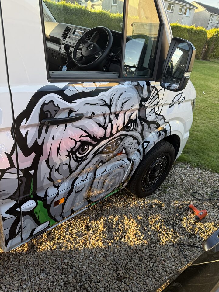 Finished ERS Bulldog Flatbed Truck Graphics project photo 4 of 6