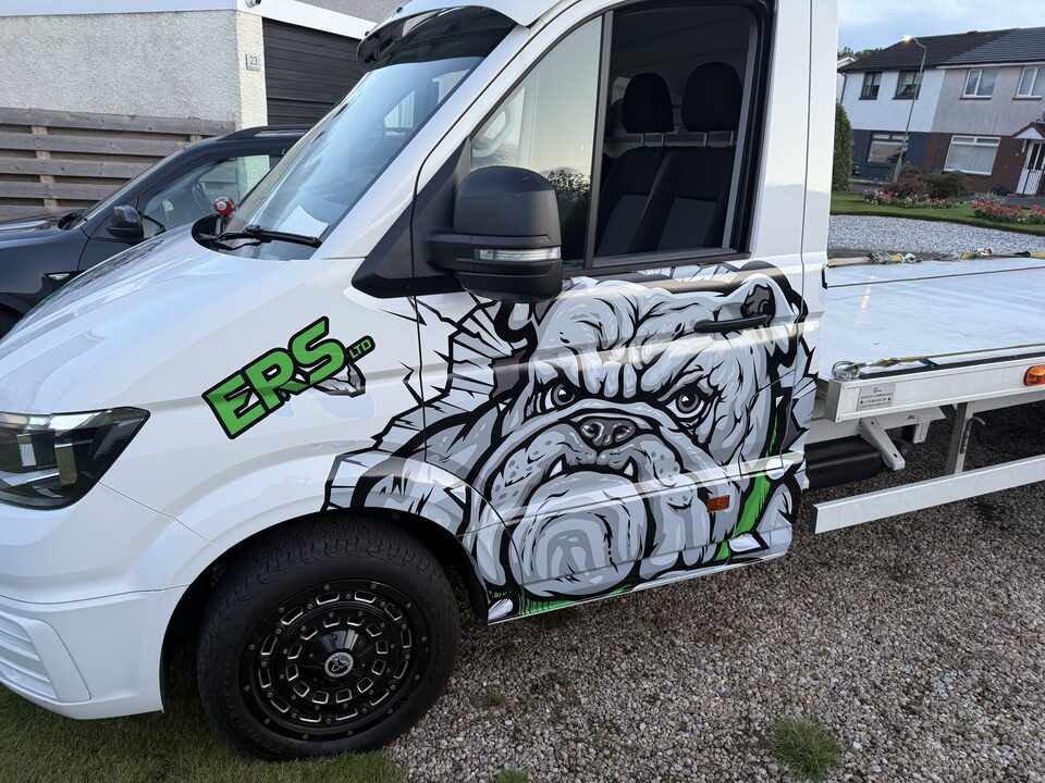 Finished ERS Bulldog Flatbed Truck Graphics project photo 5 of 6