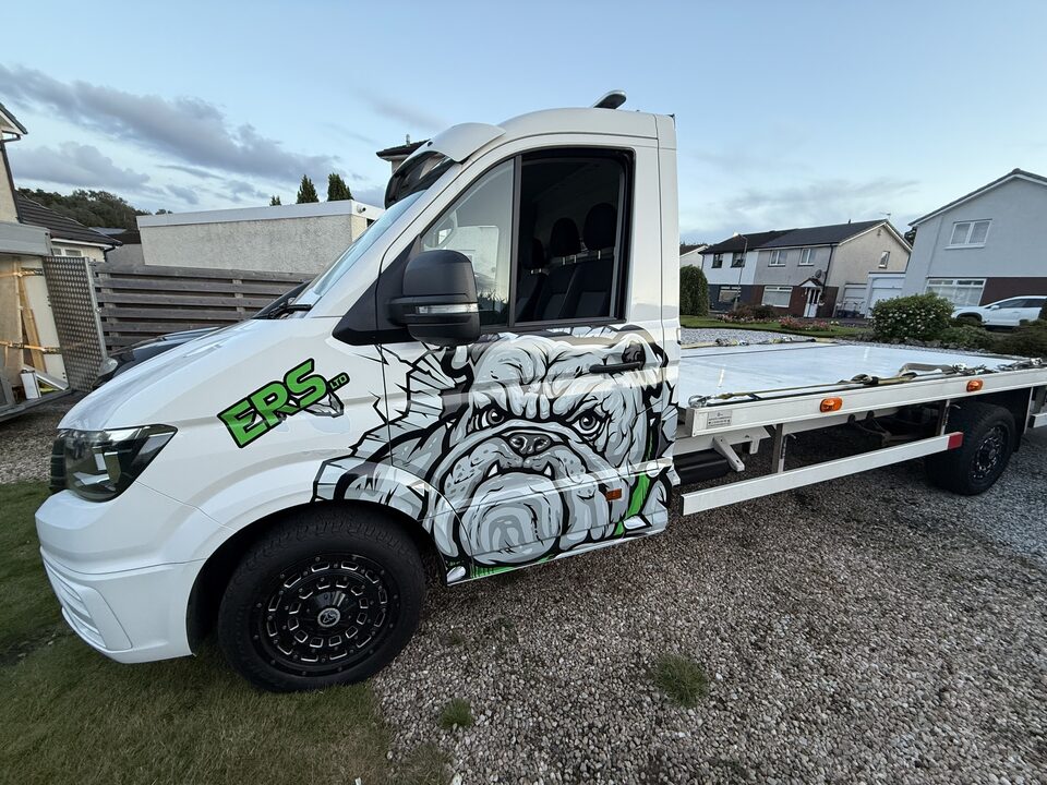 Finished ERS Bulldog Flatbed Truck Graphics project photo 6 of 6