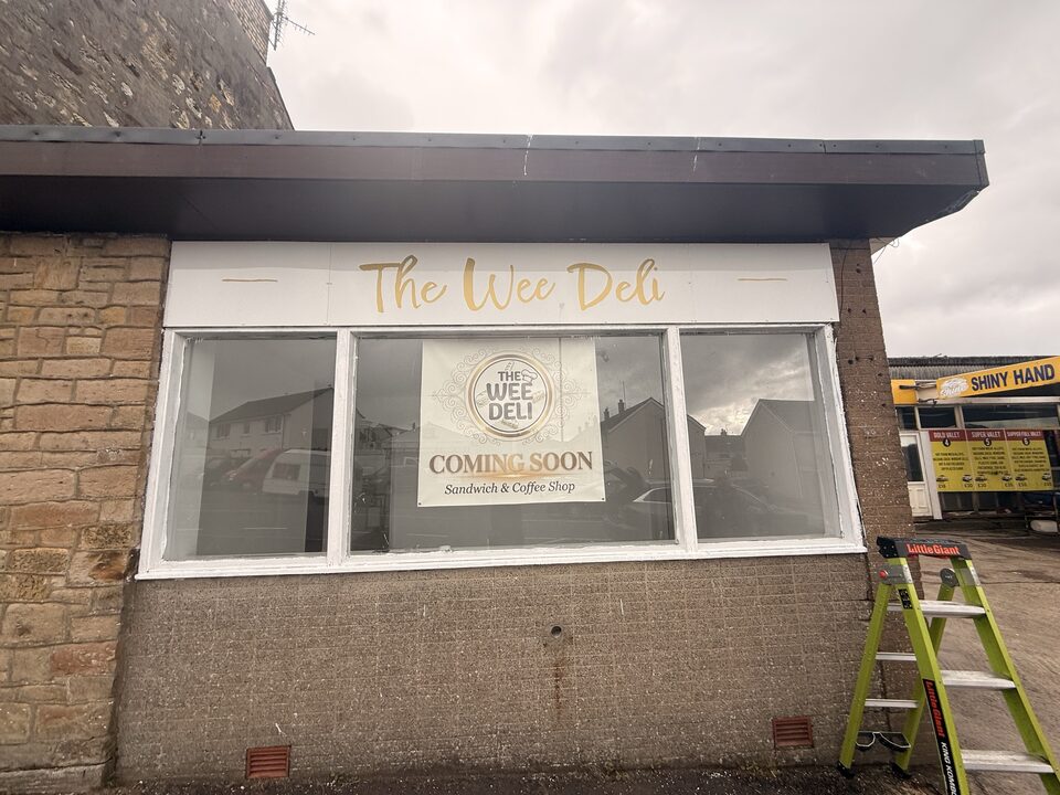 Finished The Wee Deli Shop Fascia and Window Graphics project photo 1 of 3