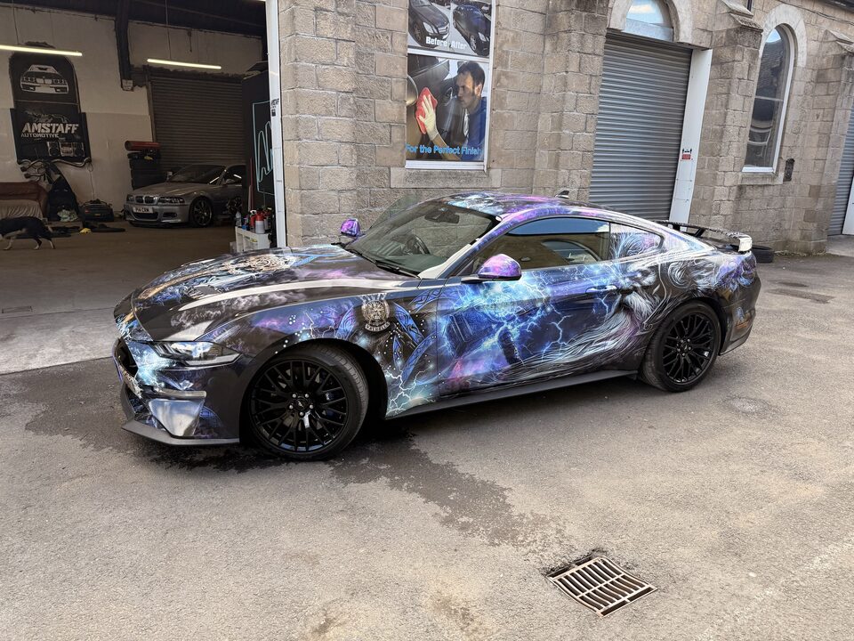 Finished Viking-Inspired Mustang Custom Wrap project photo 2 of 3