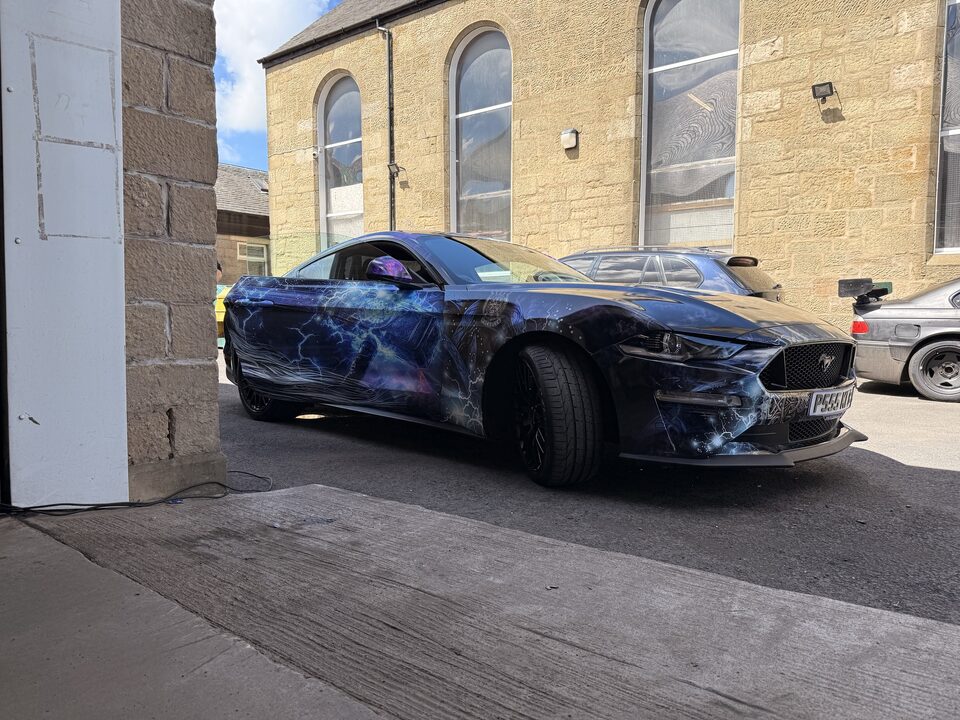 Finished Viking-Inspired Mustang Custom Wrap project photo 3 of 3